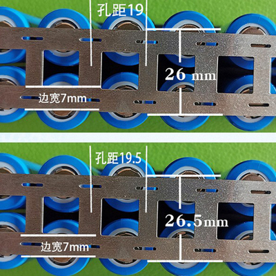 Adjustable Lithium Battery Connector Black 0.15*4mm 0.12 Spring Wire Diameter