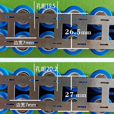 Adjustable Lithium Battery Connector Black 0.15*4mm 0.12 Spring Wire Diameter