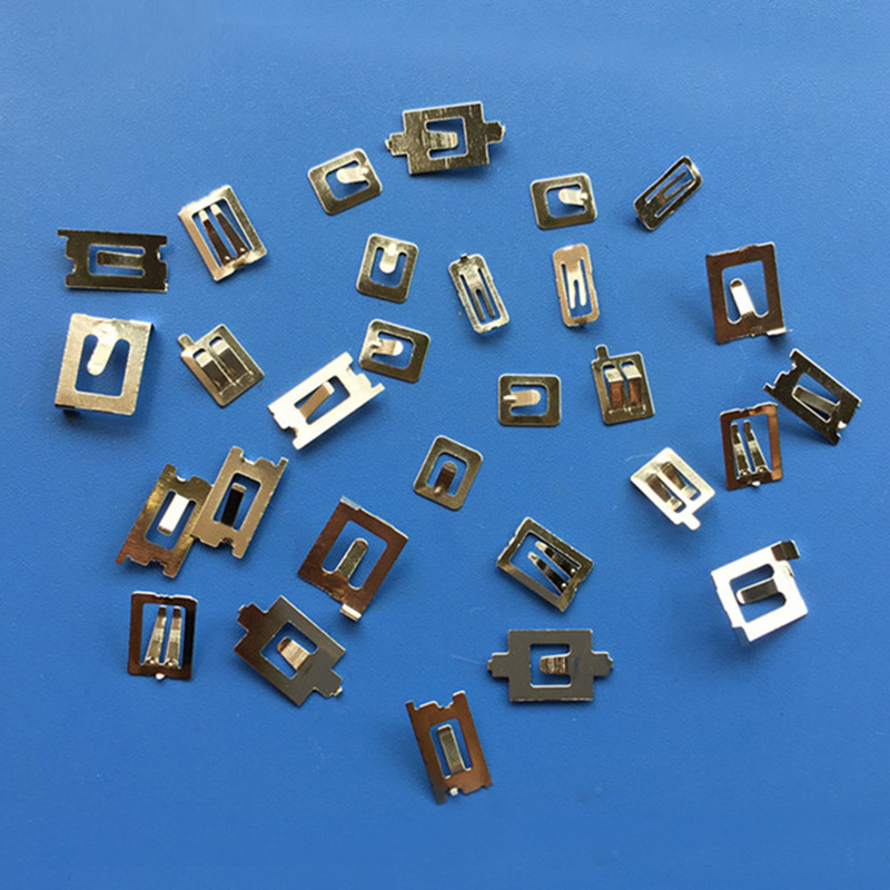 No. 7 18650 Battery Metal Stamping Parts Spring Contact Sheet