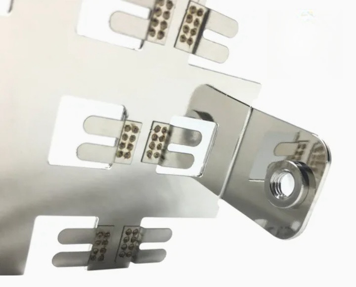 Custom Nickel Plated Battery Electrical Copper Nickel Bus Bar Flexible Busbar for New Energy Car